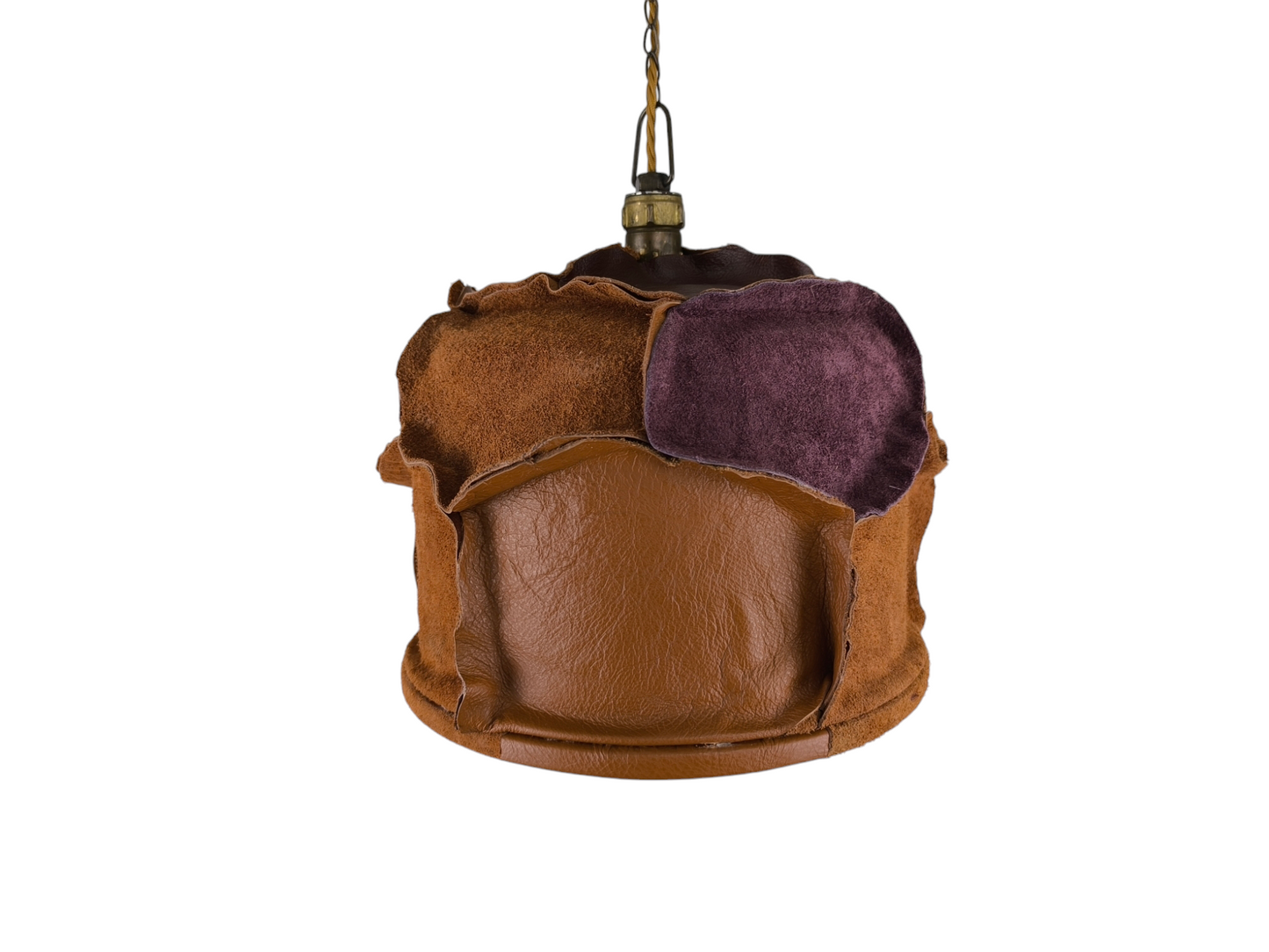 Hanglamp bekleed met hoogwaardig leder in div. soorten