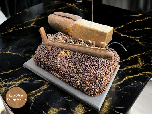 Coffee display "Black Gold".