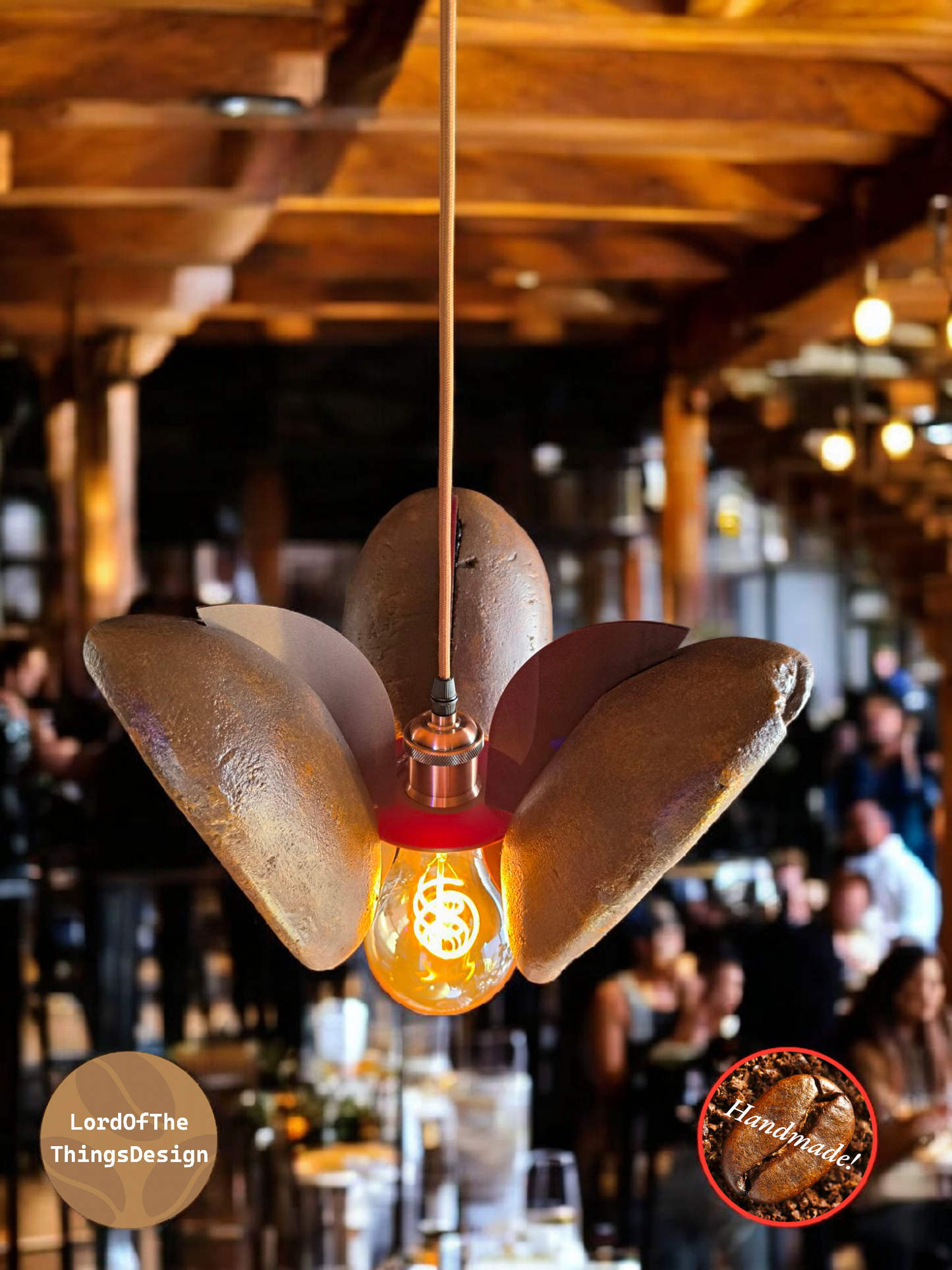 Giant Coffee Beans Pendant Lamp