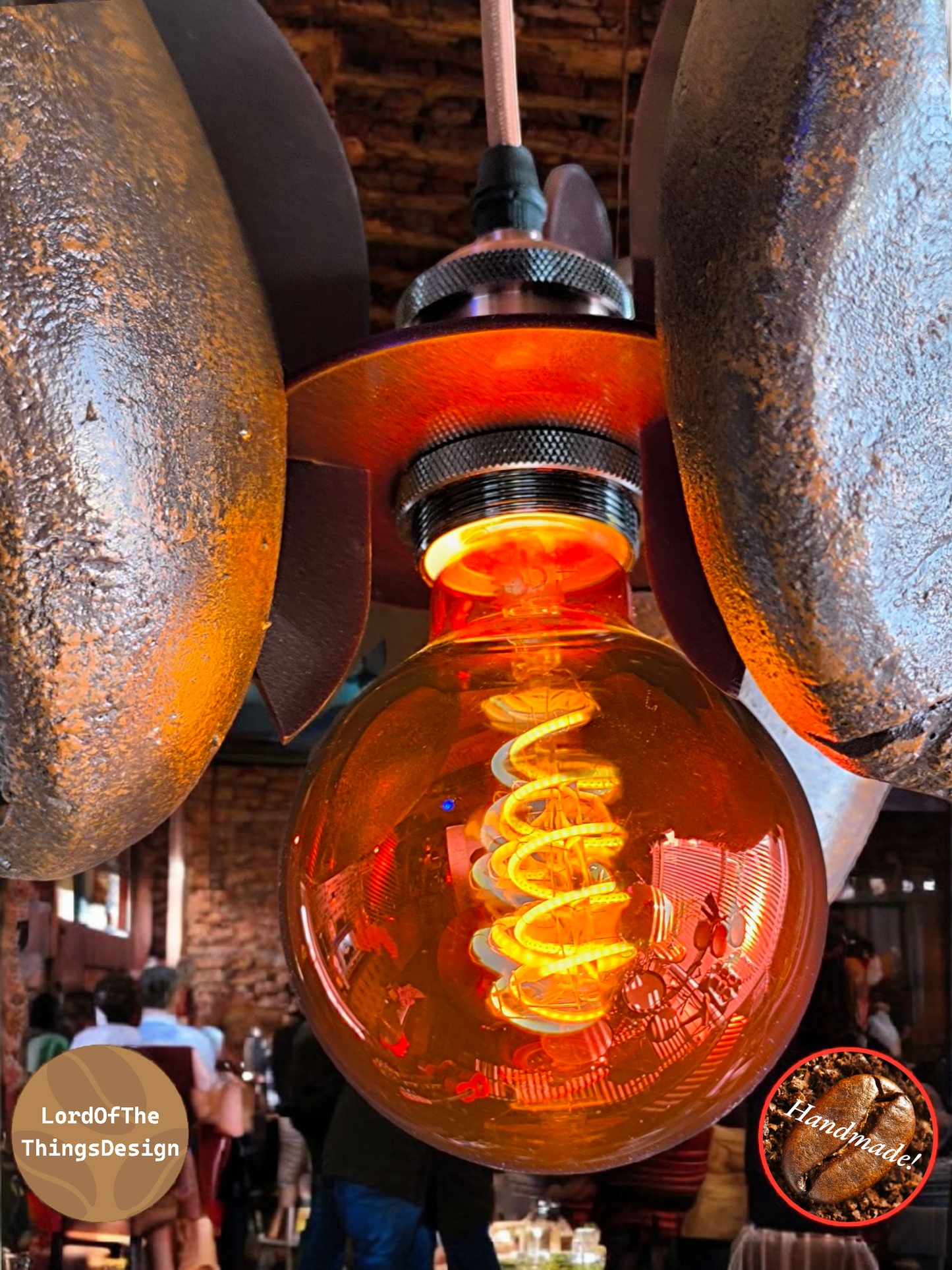 Giant Coffee Beans Pendant Lamp