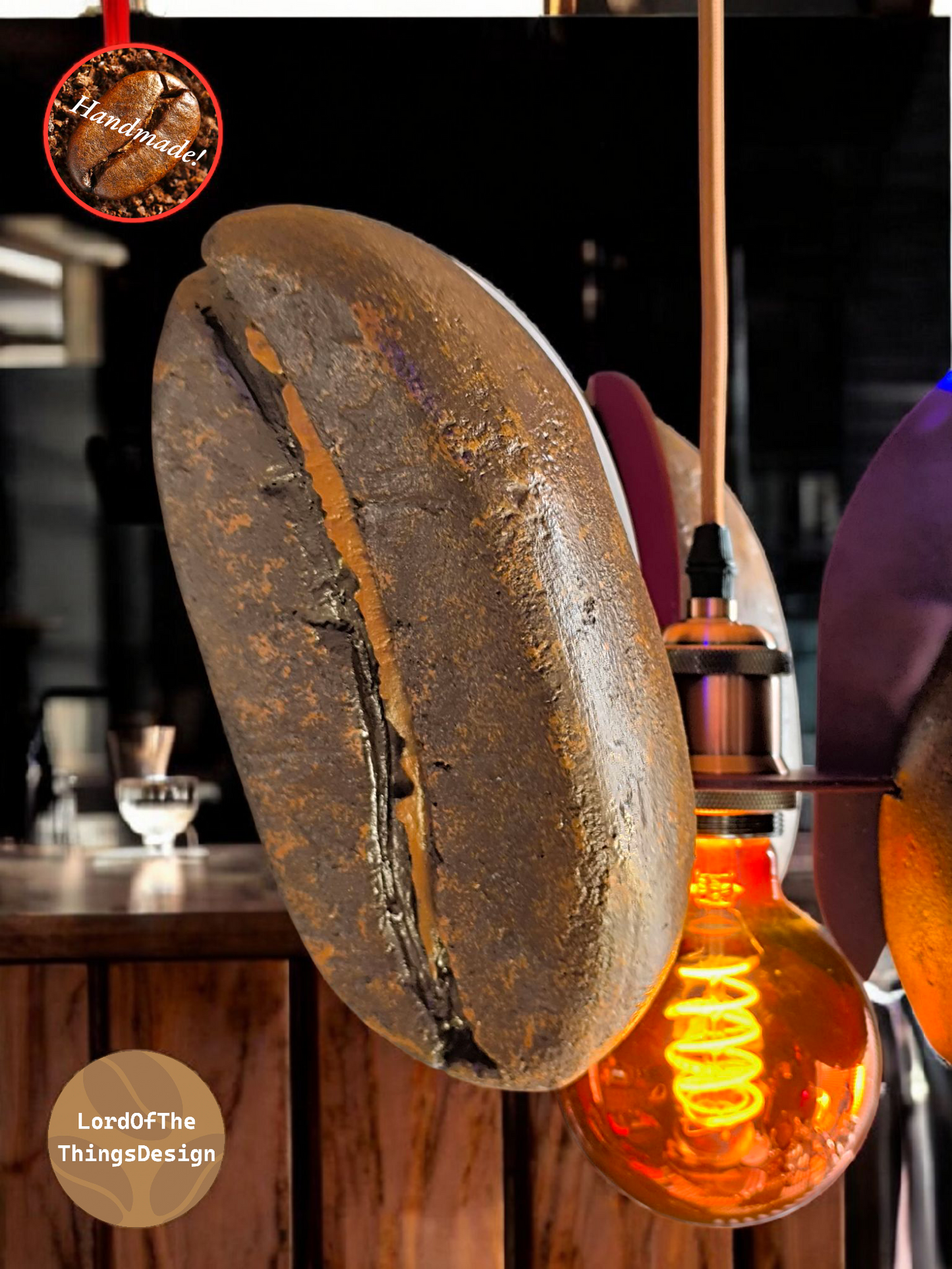 Giant Coffee Beans Pendant Lamp