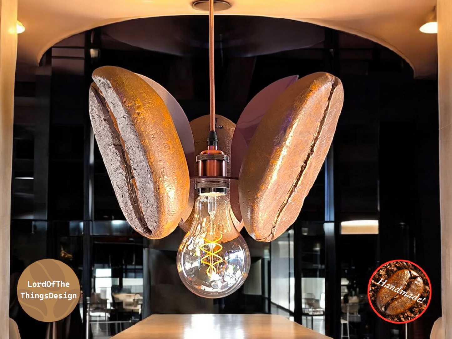Giant Coffee Beans Pendant Lamp