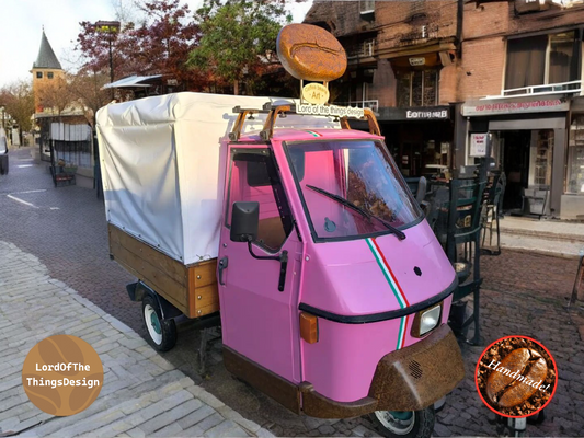 Giant Coffee Beans Props "Coffee On Wheels".