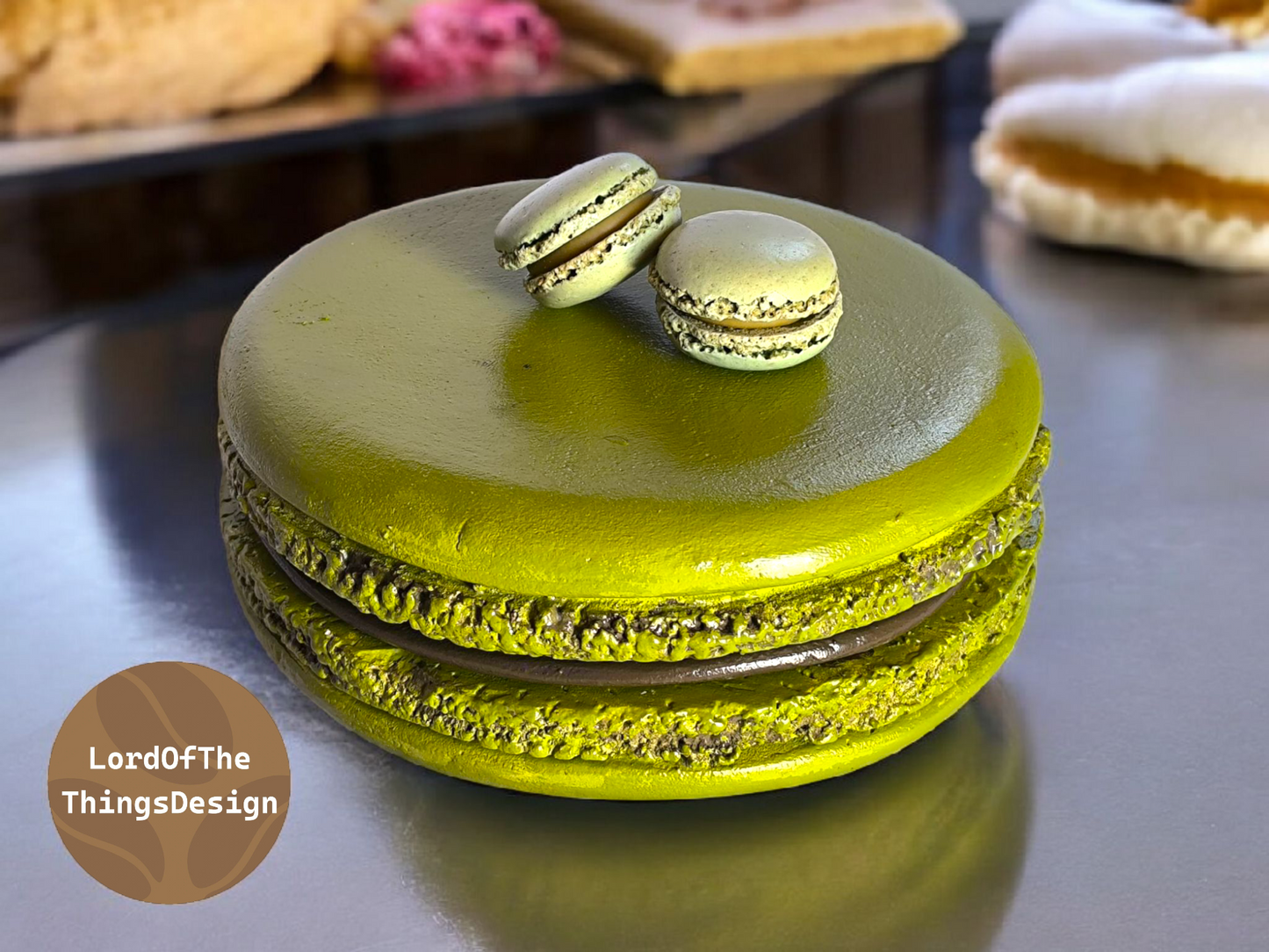 Giant Macarons 18cm voor decoratie in diverse kleur combinaties