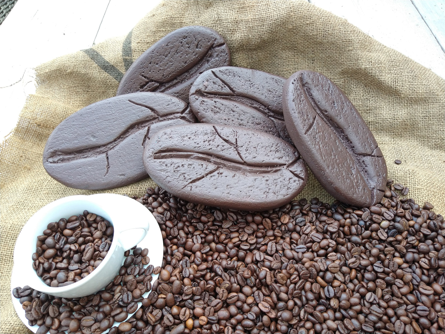 Giant Coffee Beans XL Basic. 5 stuks.