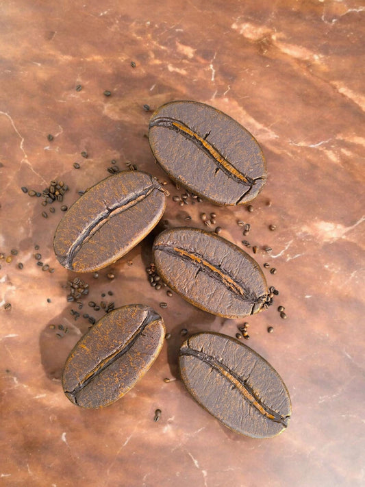 Kleine koffiebonen sculptuur