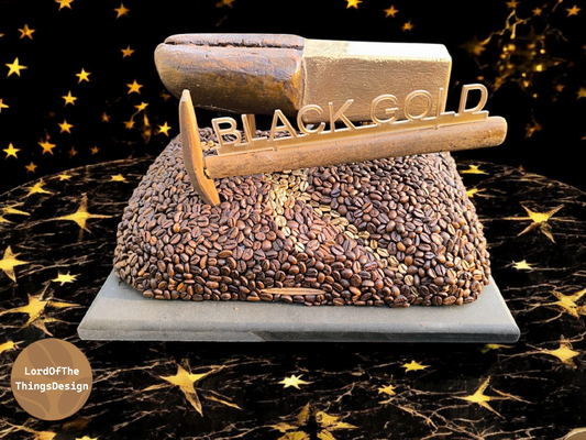 Coffee display "Black Gold".