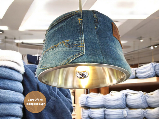 Industriële hanglamp "Lighting Jeans"