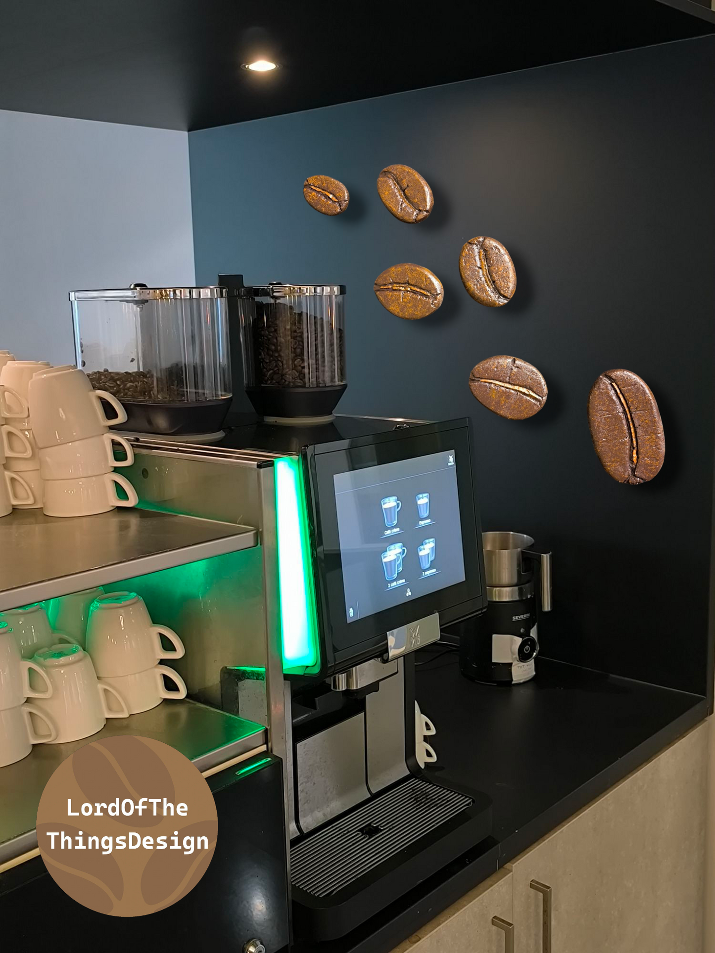 Giant Coffee Beans XL Small (5 centimeter). Per 5 stuks.