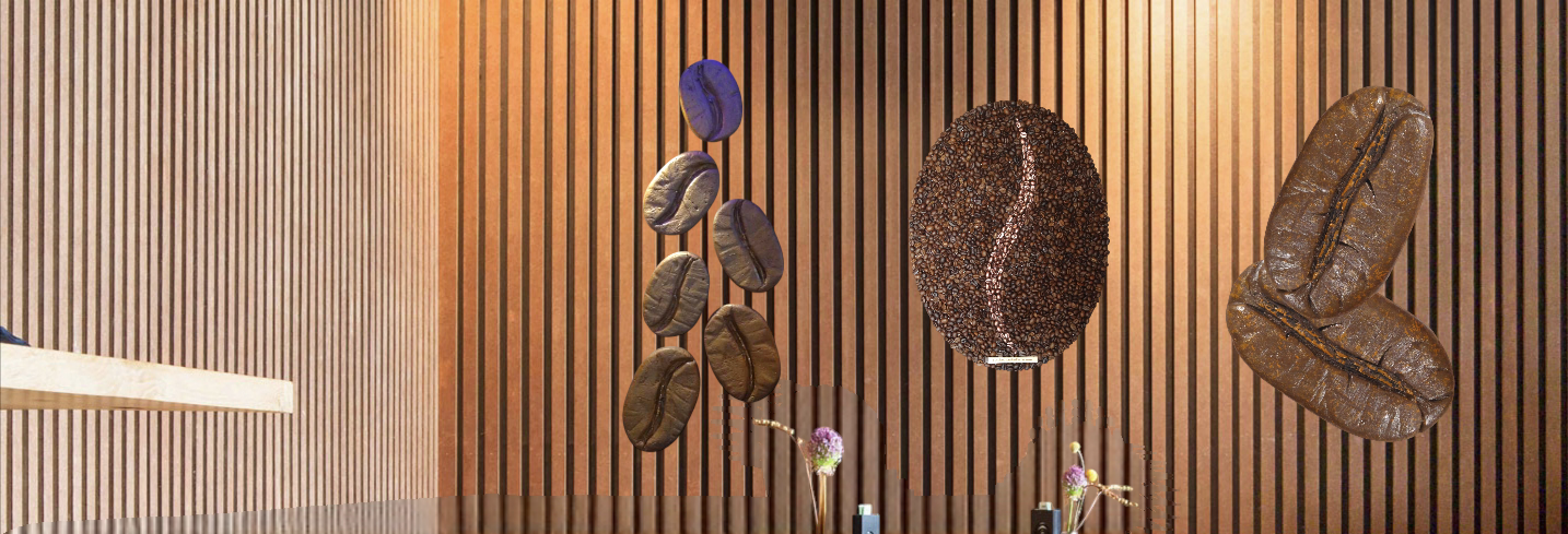 Giant Coffee Beans XL Wall Coffee Beans