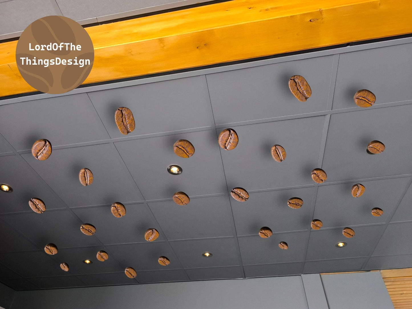 Giant Coffee Beans XL Small (5 centimeter). Per 5 stuks.