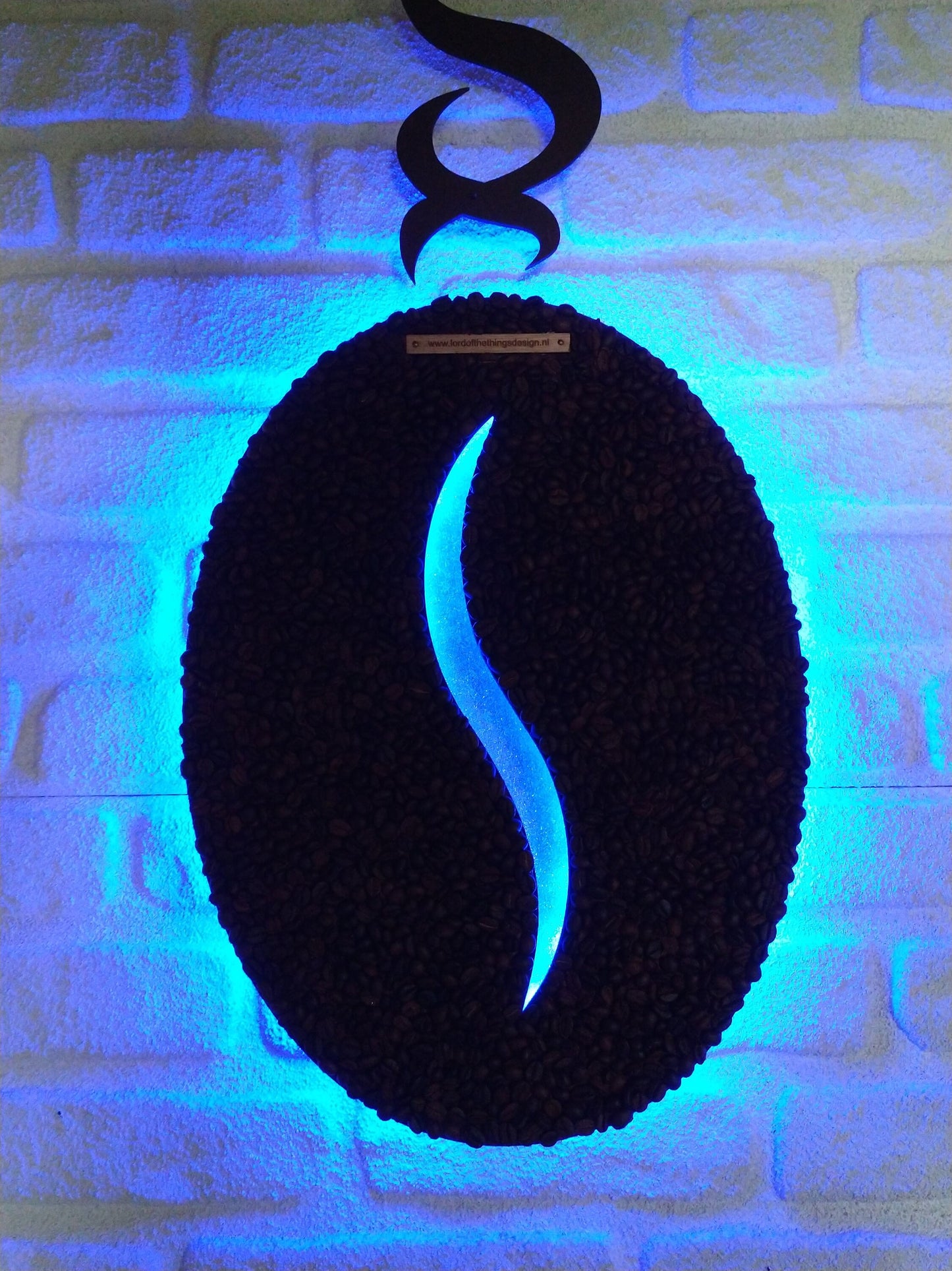 Coffee Beans Art Wand paneel