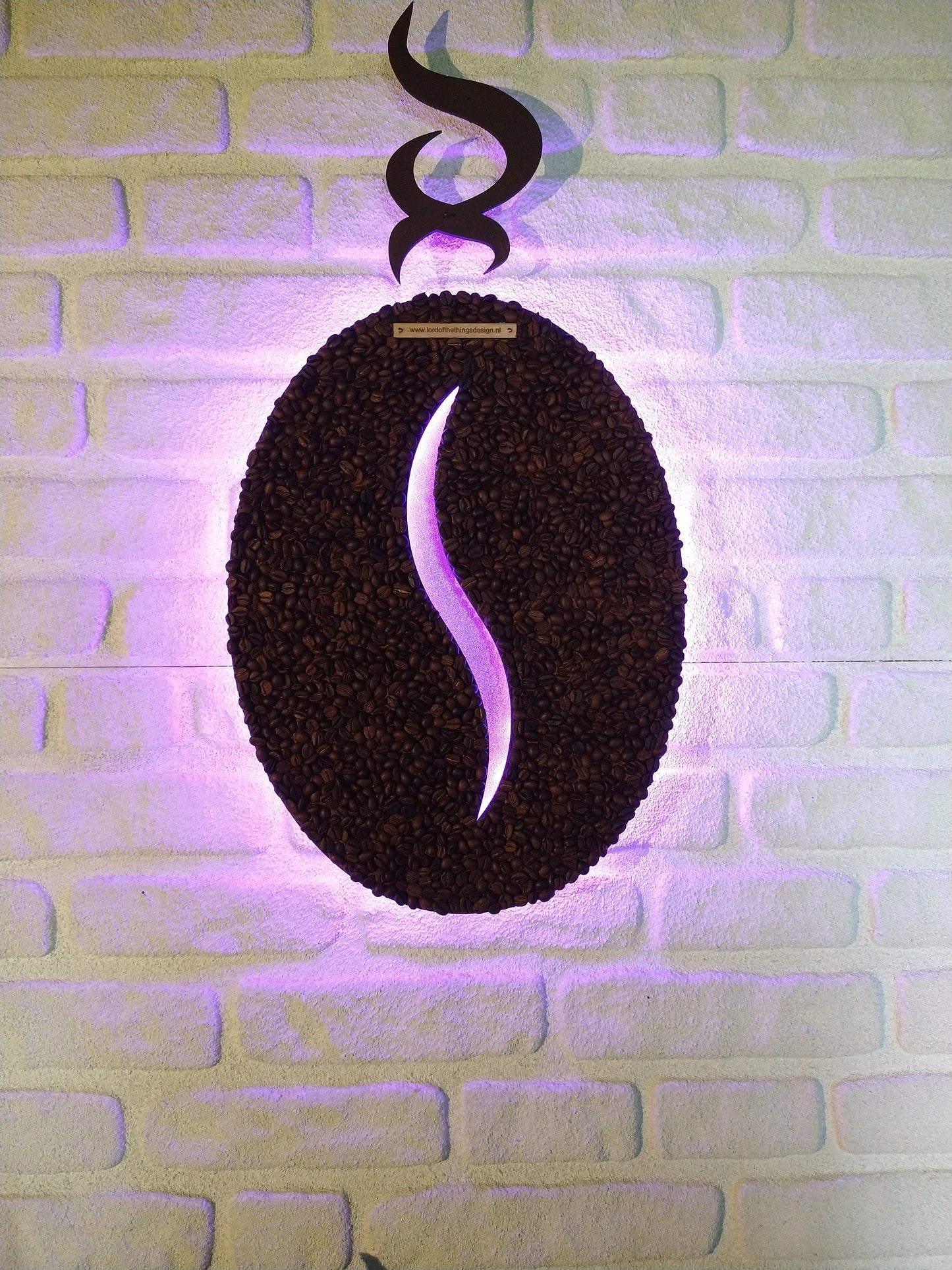 Coffee Beans Art Wand paneel