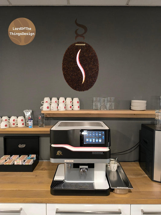 Coffee Beans Art Wand paneel