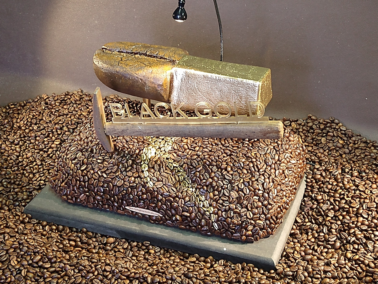 Coffee display "Black Gold".