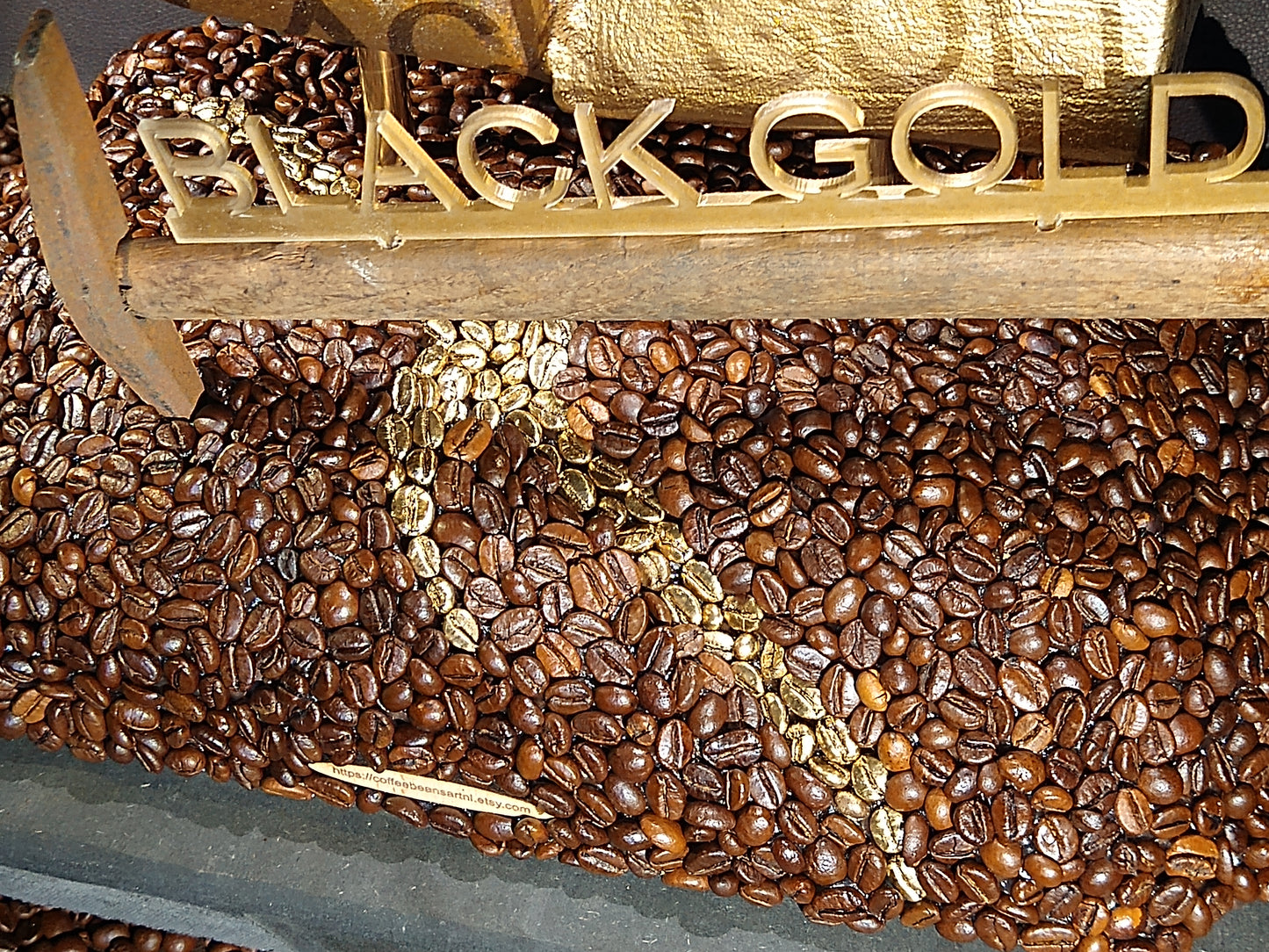 Coffee display "Black Gold".