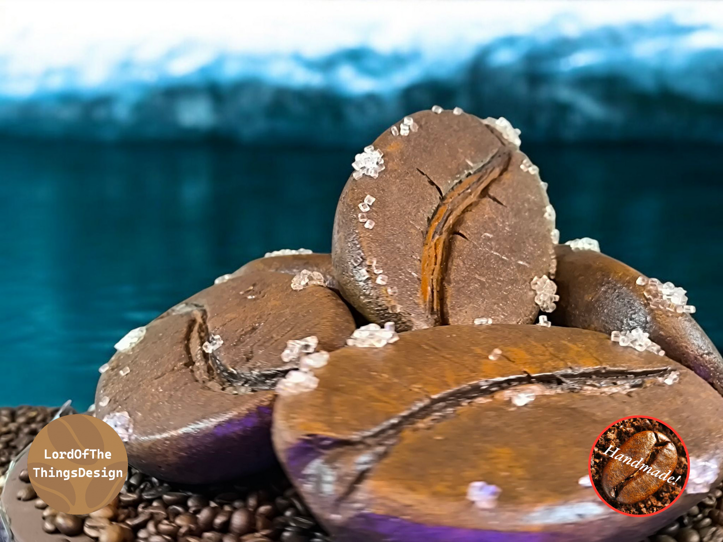 Iced Coffee Beans XL 16 cm 5 stuks