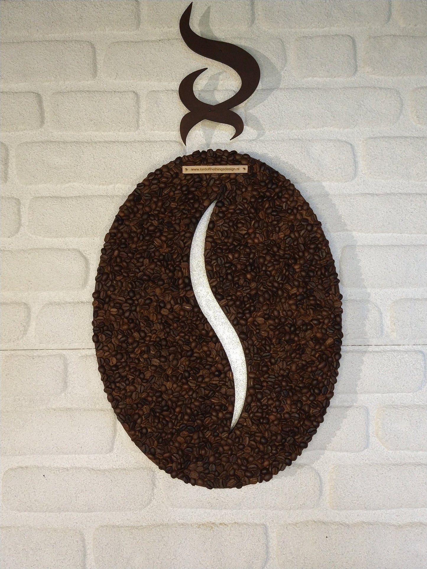 Coffee Beans Art Wand paneel
