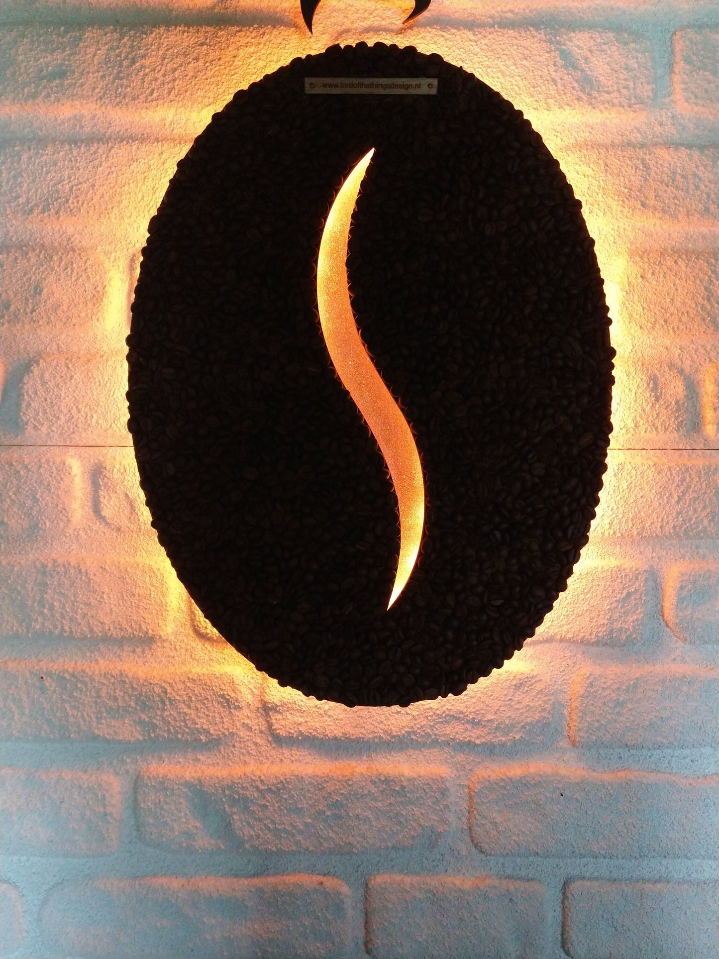 Coffee Beans Art Wand paneel