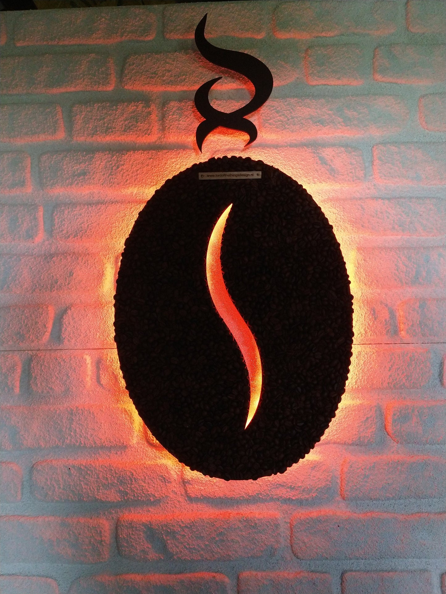 Coffee Beans Art Wand paneel