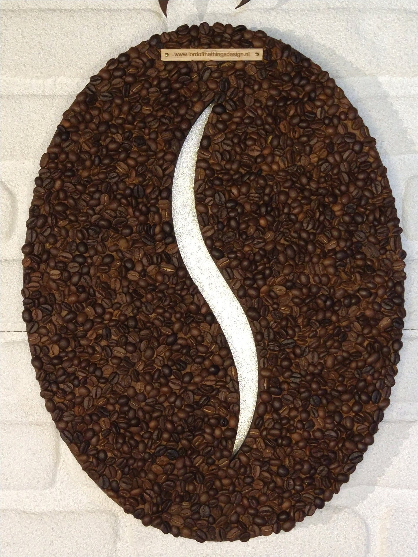 Coffee Beans Art Wand paneel