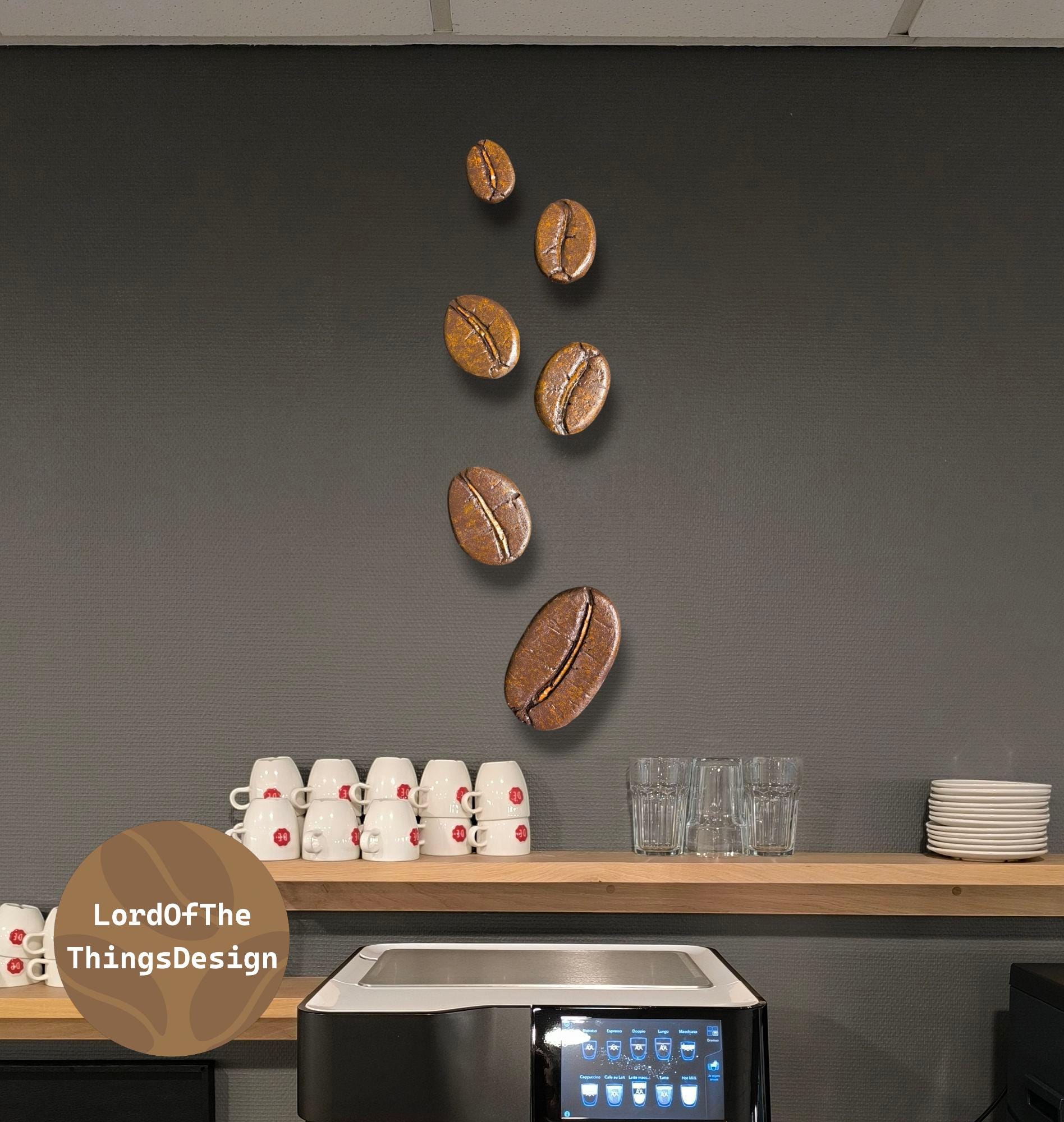 koffieboon sculpturen 