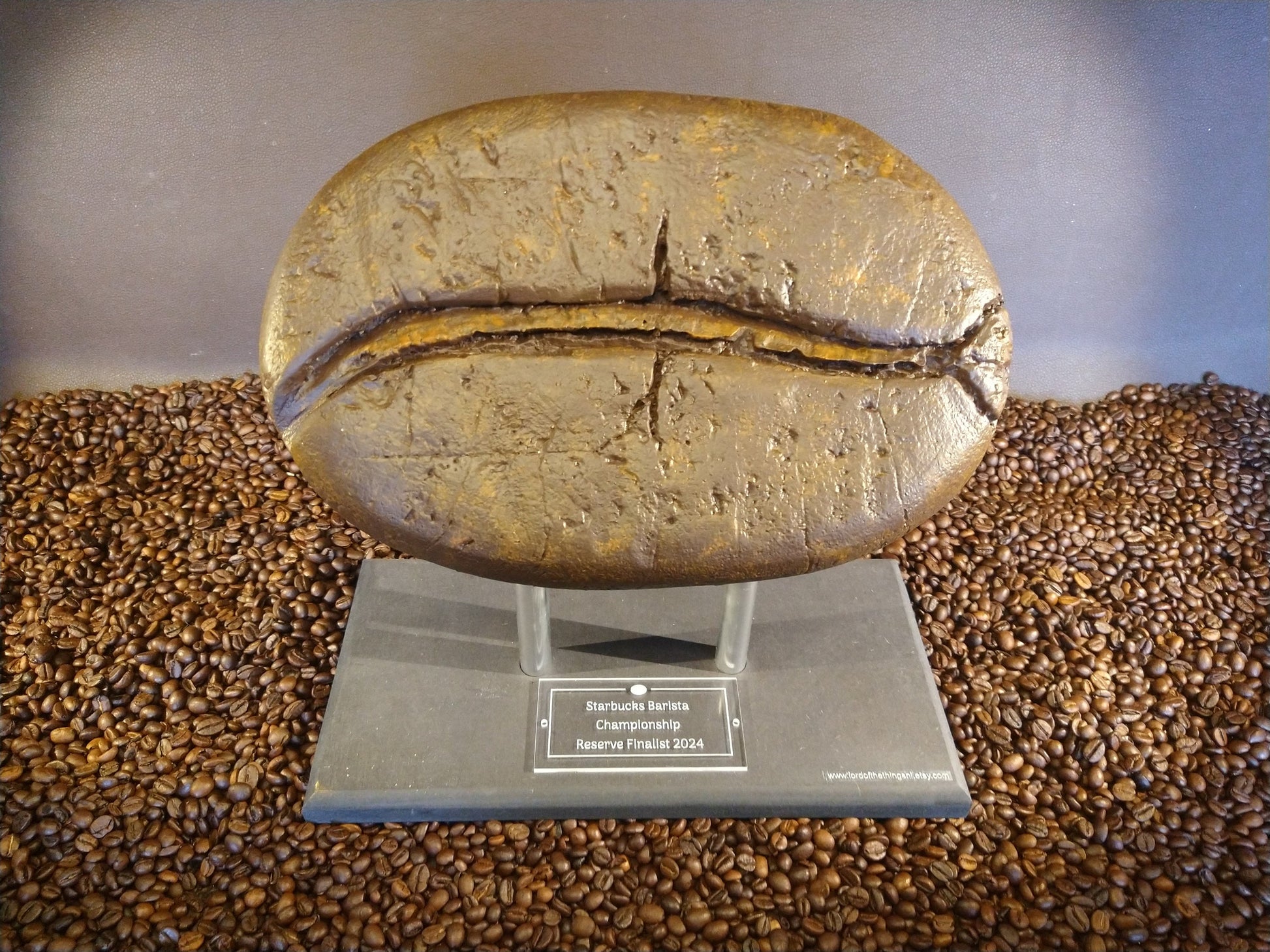 koffieboon trofee beste barista starbucks